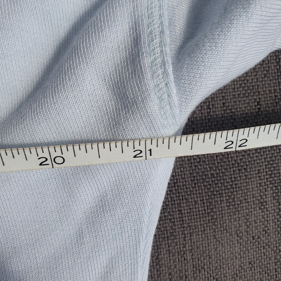 Sweaty Betty Sweatshirt Side Split Light Blue Small Oversize Relaxed - Picture 10 of 16